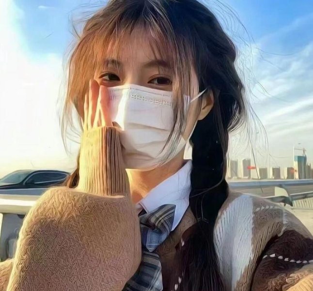 美食广场里的女高中生们在说啥